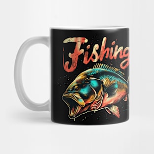 Fishing t-shirt Mug